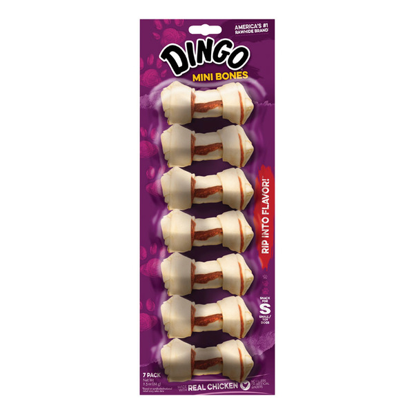 Dingo DINGO MINI DOG BONE 7PK P-30020